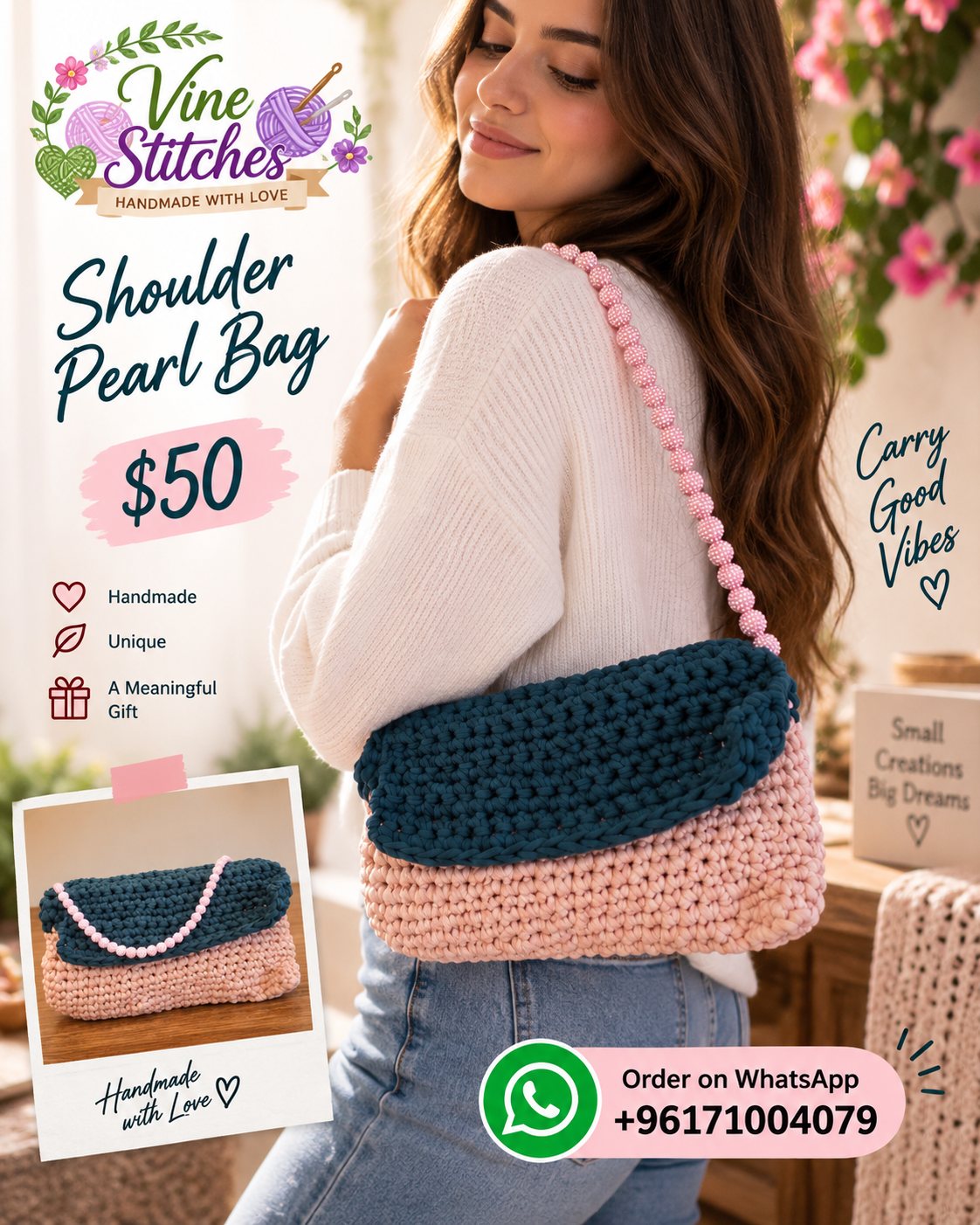 Shoulder Pearl Bag