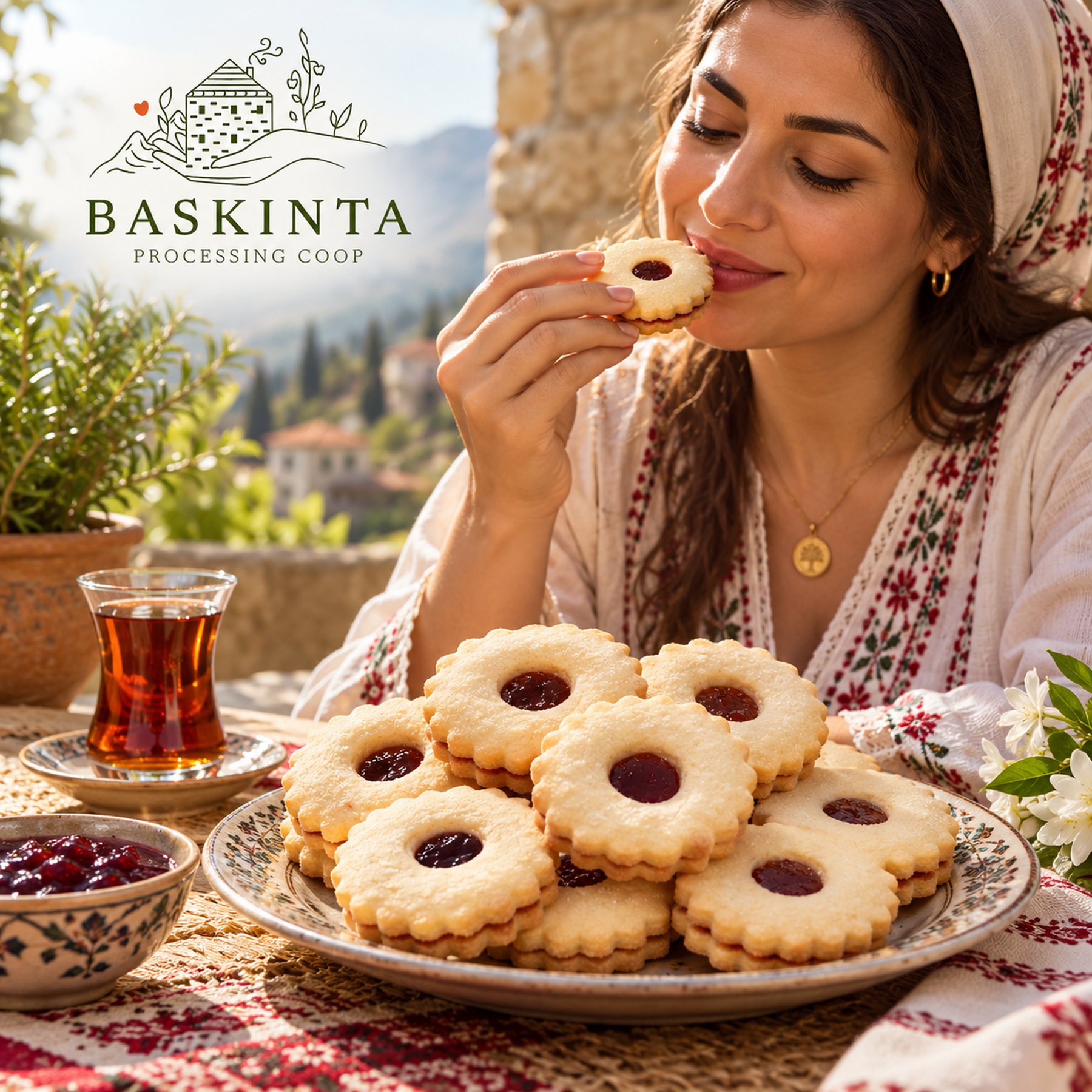 Jam-Filled Sablé Biscuits